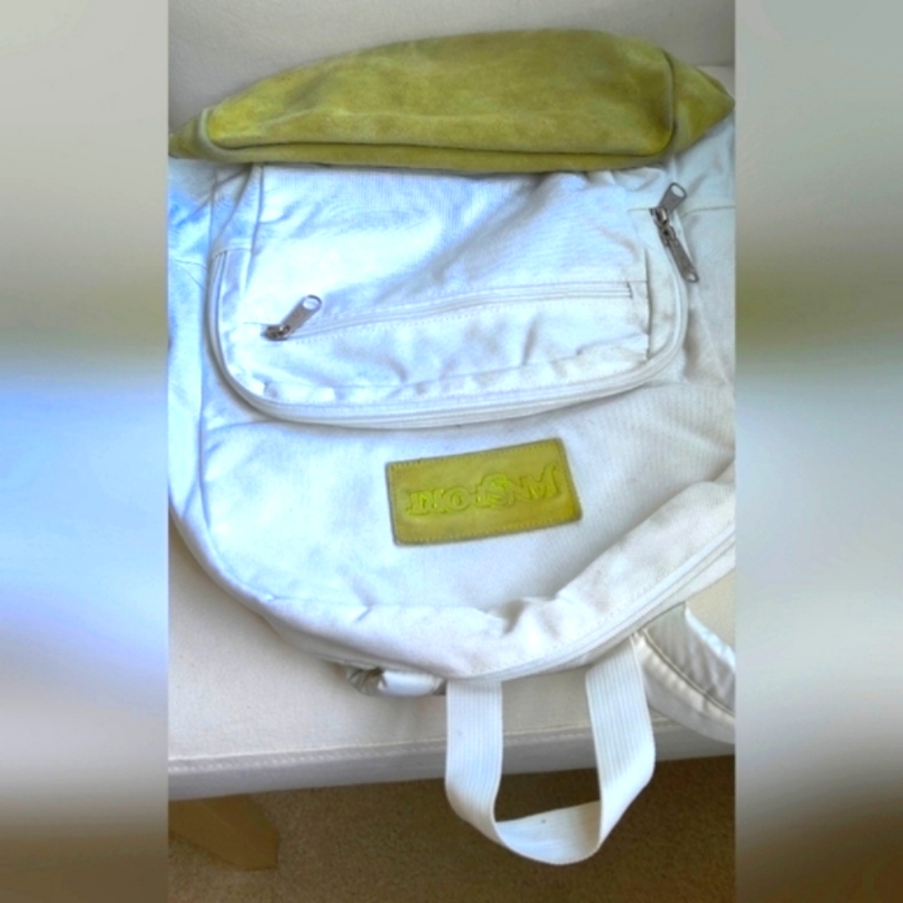 Jansport Right Pack Backpack, White With Lime Green Accents - Picture 5 of 6